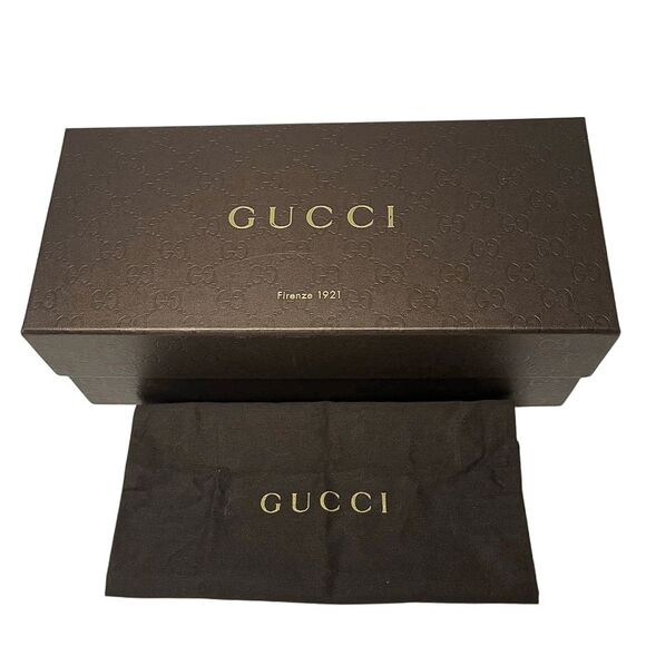 Gucci Microguccissima Patent Leather Interlocking GG Thong Sandals EU 36.5 Blue - Picture 4 of 13